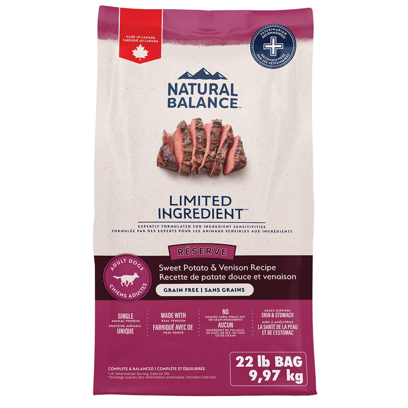 Natural Balance, Reserve LID Grain Free Sweet Potato & Venison - Dry Dog Food image number null