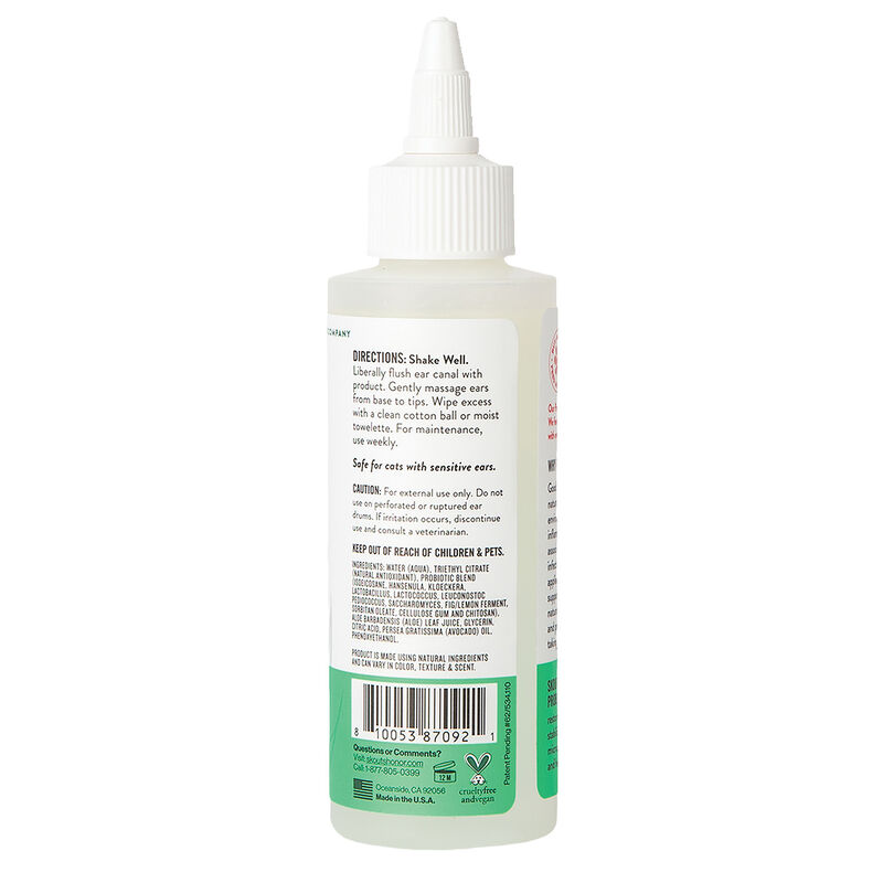 Skouts Honor, Probiotic Ear Cleaner for Cats - 4 oz image number null