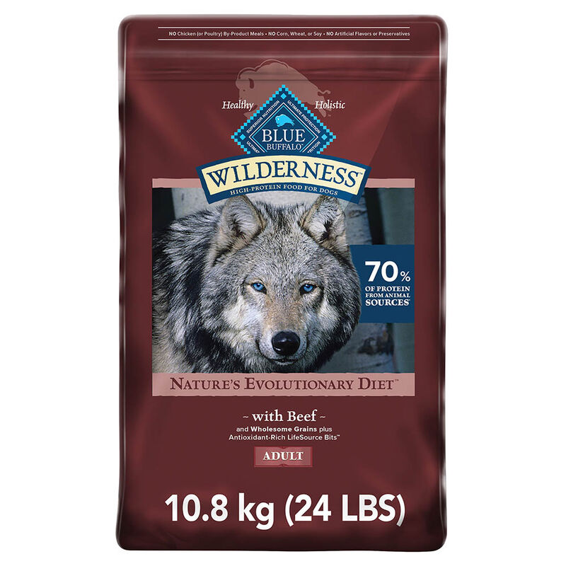 Blue Buffalo, Wilderness - Beef - Dry Dog Food image number null