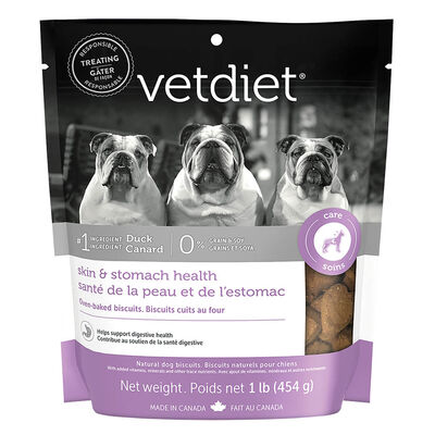 Vetdiet, Oven Baked - Sensitive Skin & Stomach Biscuits - 454 g - Dog Biscuit