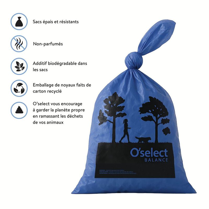 O'select, Biodegradable Poop Bags - Unscented - 120ct image number null