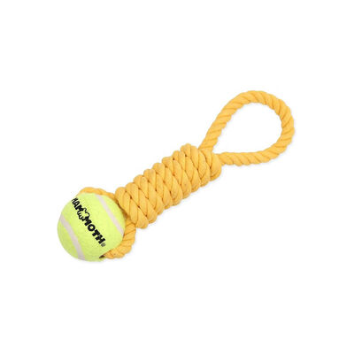 Mammoth, Twister Pull Tug with Tennis Ball - Medium  - 12"