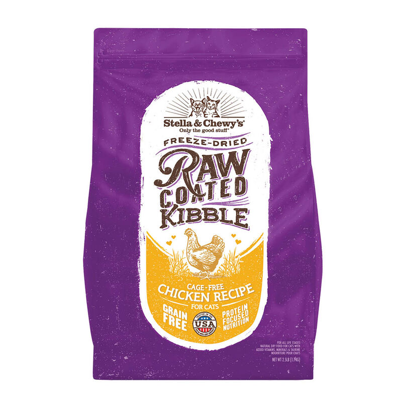 Stella & Chewy's, Cat Raw Coated Kibble, Cage-Free Chicken Recipe image number null