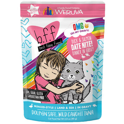 Weruva, Pouch, Feline Adult - Duck & Salmon - 80 g - Minced  - Wet Cat Food