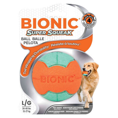 Bionic Super Squeak Ball Dog Toy