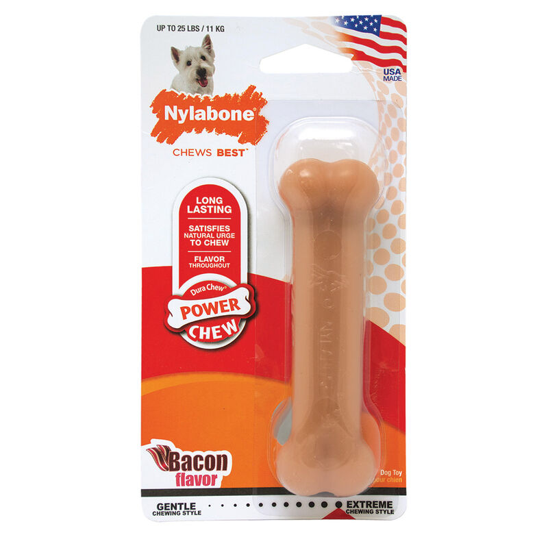 Nylabone, Dura Chew, Bacon Flavour Bone image number null