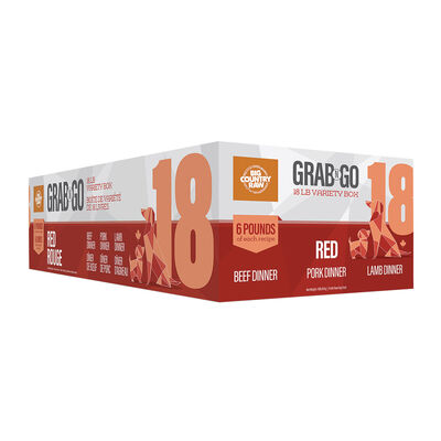 Big Country Raw, Grab N Go Red Deal - 18 lb - Frozen Dog Food