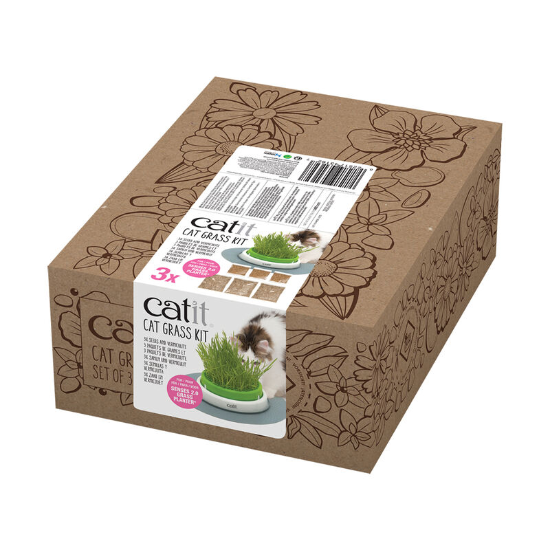 Catit, Cat Grass Kit - 3 Pk image number null