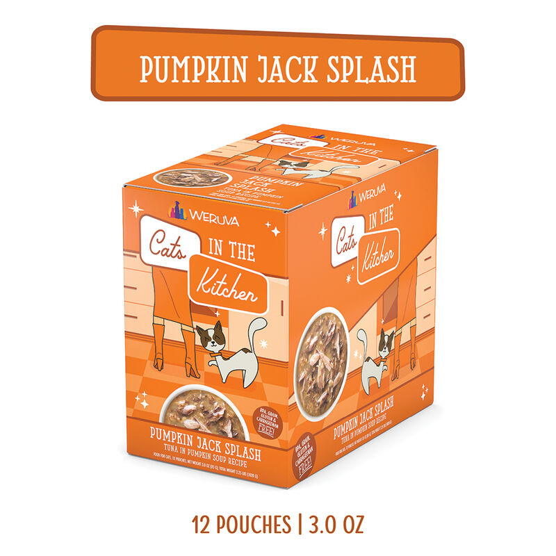 Weruva, Can Feline - Pumpkin Jack Splash - Tuna in Pumpkin Soup - 85g - Shreds - Wet Cat Food image number null