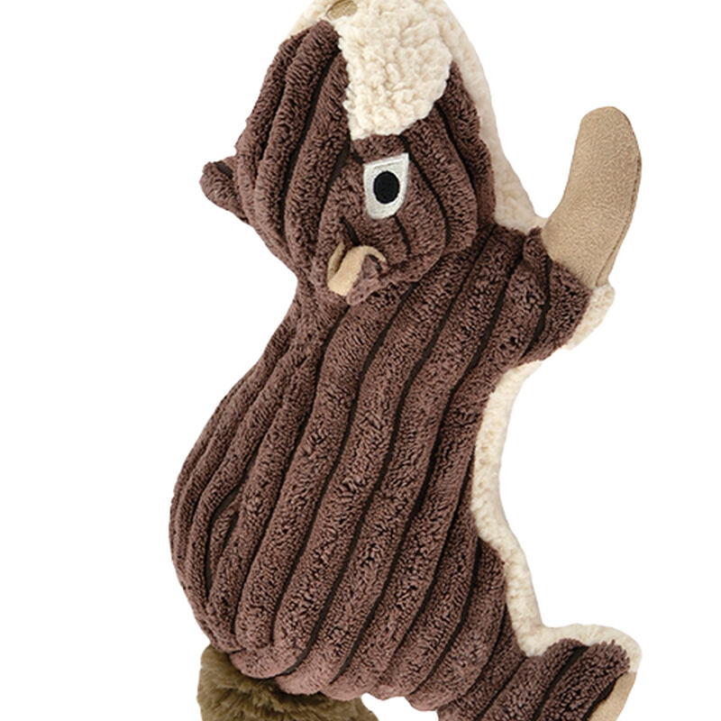 Tall Tails, Squirrel - Brown - 12" - Plush Dog Toy image number null