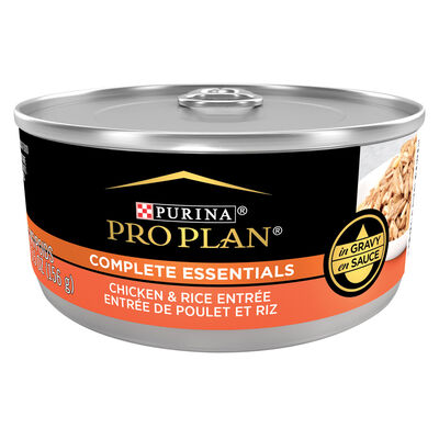 Purina Pro Plan Complete Essentials Chicken & Rice Entr&eacute;e in Gravy Adult Wet Cat Food 156g