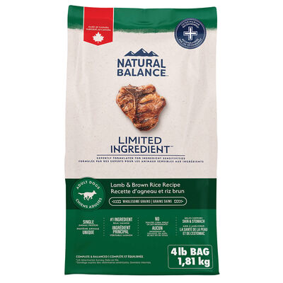Natural Balance, Adult LID - Lamb & Brown Rice - Dry Dog Food
