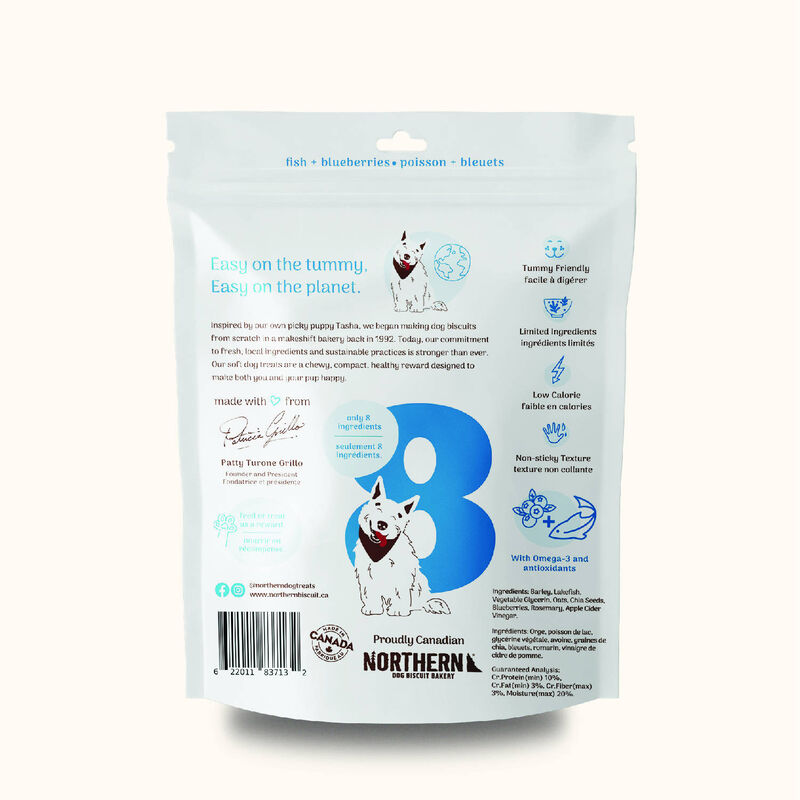 Northern Biscuit, Softies Fish & Blueberries - 170 g - Dog Treat image number null