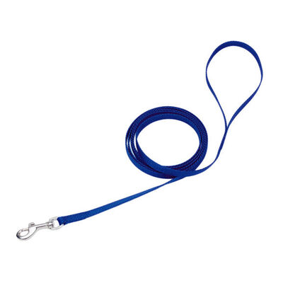 Single-Ply Dog Leash, Blue, X-Small - 3/8" x 6'