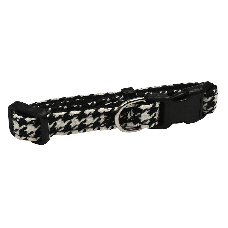 Mini Brigade, Mini Nylon Collar - Houndstooth image number null
