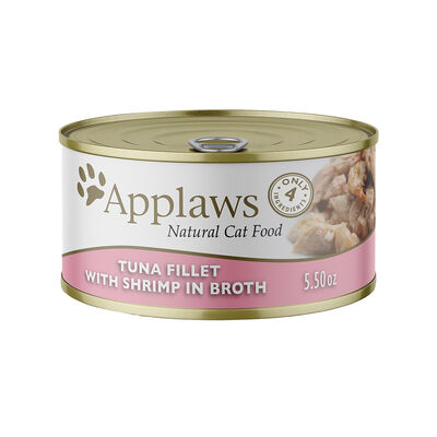 Applaws, Can, Feline Adult - Tuna w/ Shrimp - 156 g - Wet Cat Food