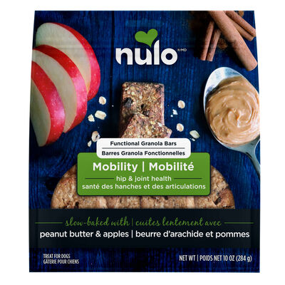 Nulo, Functional Granola Bar Mobility Peanut Butter & Apple - Dog Treats