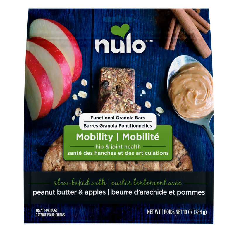 Nulo, Functional Granola Bar Mobility Peanut Butter & Apple - Dog Treats image number null