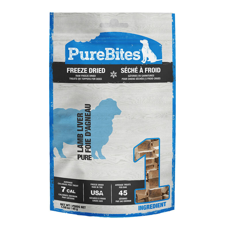 PureBites, Entry Size Dog Treats - Lamb - Freeze Dried Dog Treat image number null