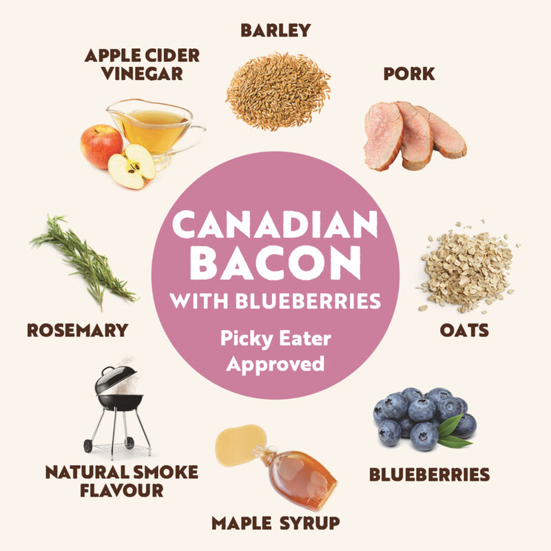 Northern Biscuit, Wheat Free Canadian Bacon with Blueberries - 1.36 kg - Dog Biscuit image number null
