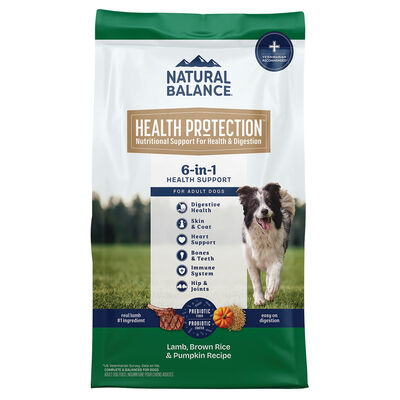 Natural Balance, Health Protection - Real Lamb, Brown Rice & Pumpkin Recipe - Dry Dog Food