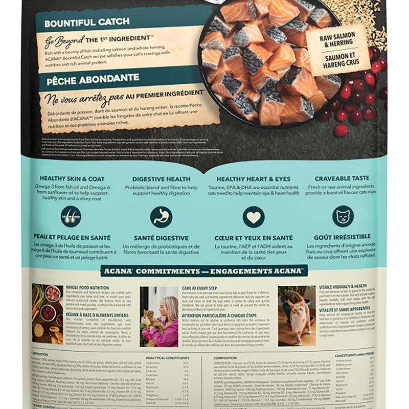 Acana, Feline Adult - Bountiful Catch - Dry Cat Food image number null
