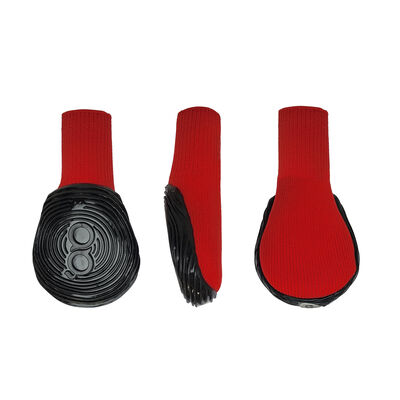 Goo-eez,  Dog Boots - Red/Black - 2 pack