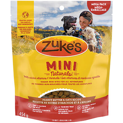 Zukes, Mini Naturals Peanut Butter & Oats