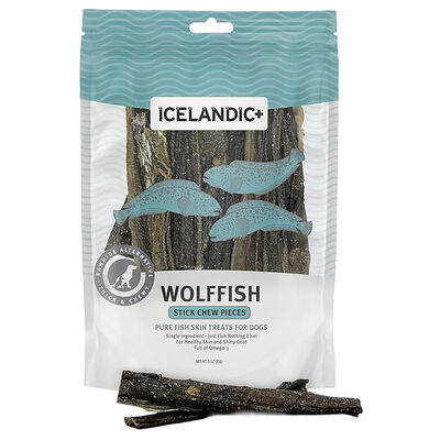 Icelandic+, Wolffish Skin Stick Chew - 85 g