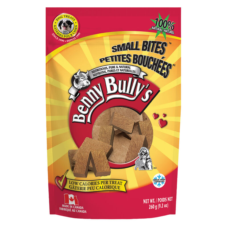 Benny Bully's, Liver Chops Small Bites - 260 g - Freeze Dried Dog Treat image number null