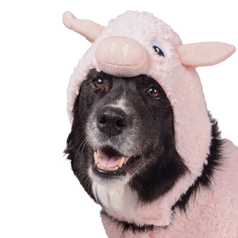 Silver Paw Pull-On Pig Dog Costume image number null