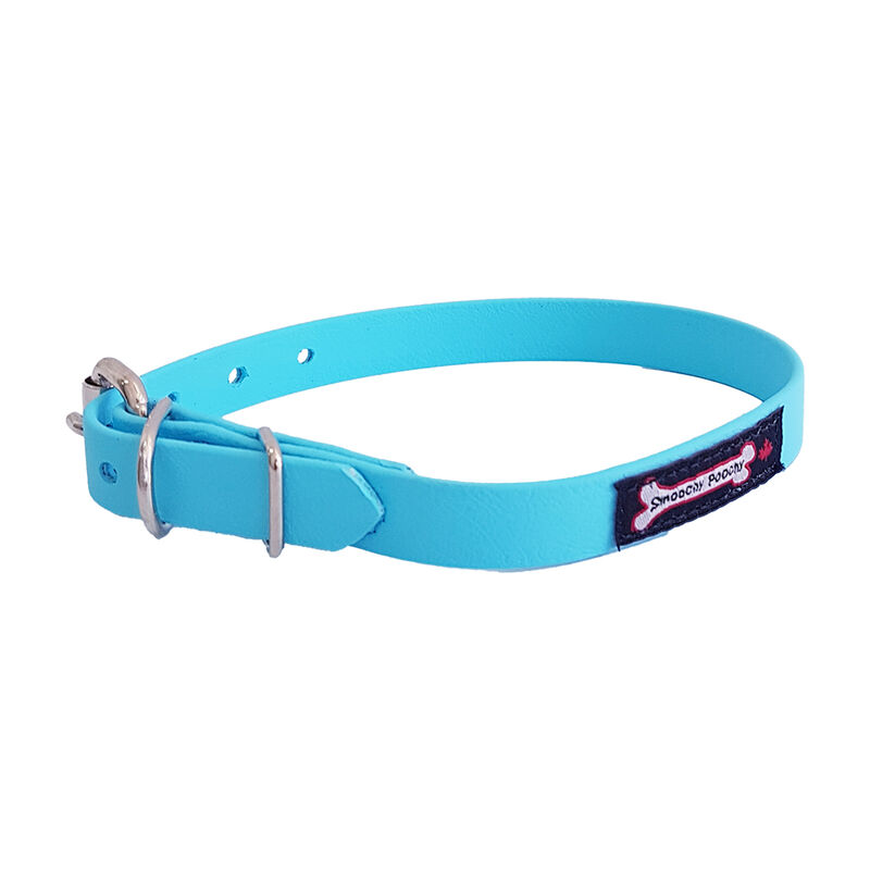 Smoochy Poochy, Polyvinyl Collar - Turquoise - 5/8" Width - 14" image number null