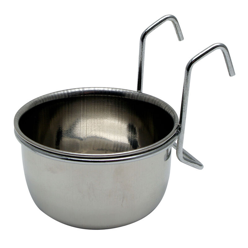 Living World, Stainless Steel Dish for Hamster - 5 oz image number null
