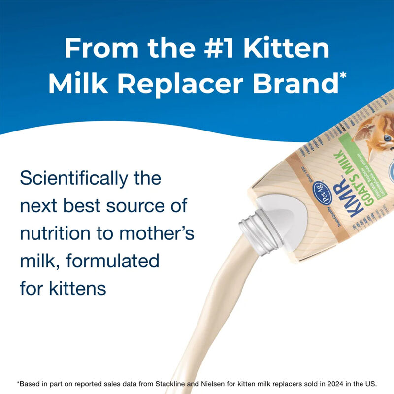 PetAg, Goat's Milk KMR Kitten Milk Replacer Liquid - 16oz image number null