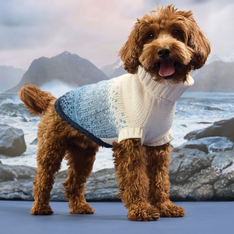 GF PET Sculpted Turtleneck Sweater - Sailor Blue image number null