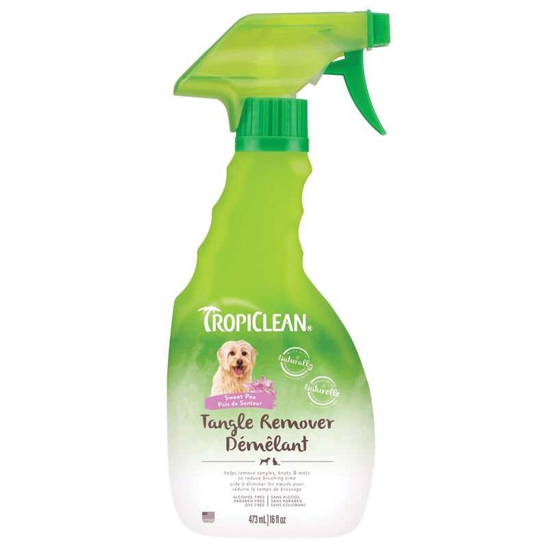 Tropiclean, Sweet Pea Tangle Remover Spray for Pets - 16 oz image number null