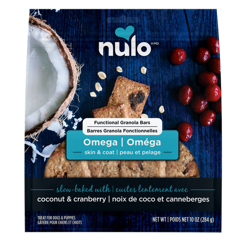 Nulo, Functional Granola Bar Omega Coconut & Cranberry - Dog Treats image number null
