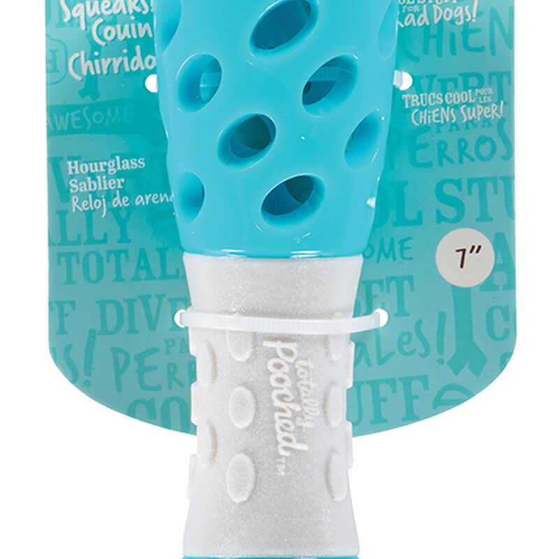 Messy Mutts, Totally Pooched Toss 'n Stuff Hourglass - Teal  image number null