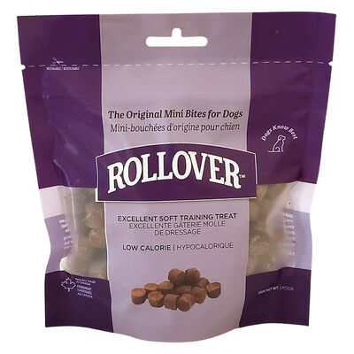 Rollover, Mini Bites, Original Semi-Soft Liver Treat - 280 g