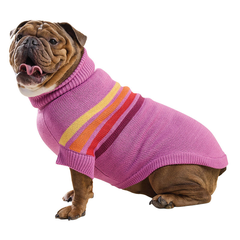 GF PET Sculpted Coastline Turtleneck - Pink Wave image number null