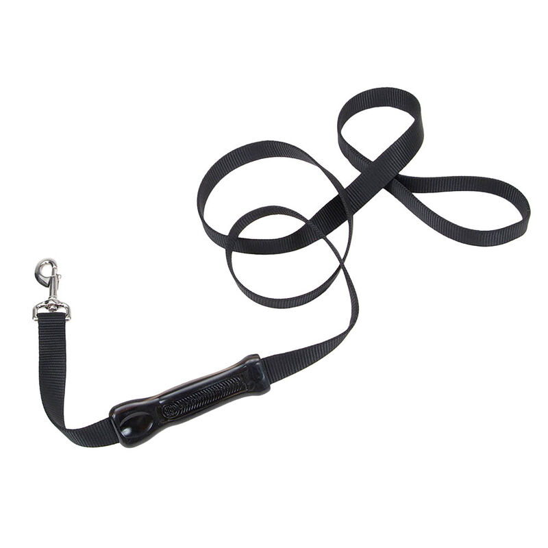 Control Handle Dog Leash, Black, Medium/Large - 1" x 6' image number null