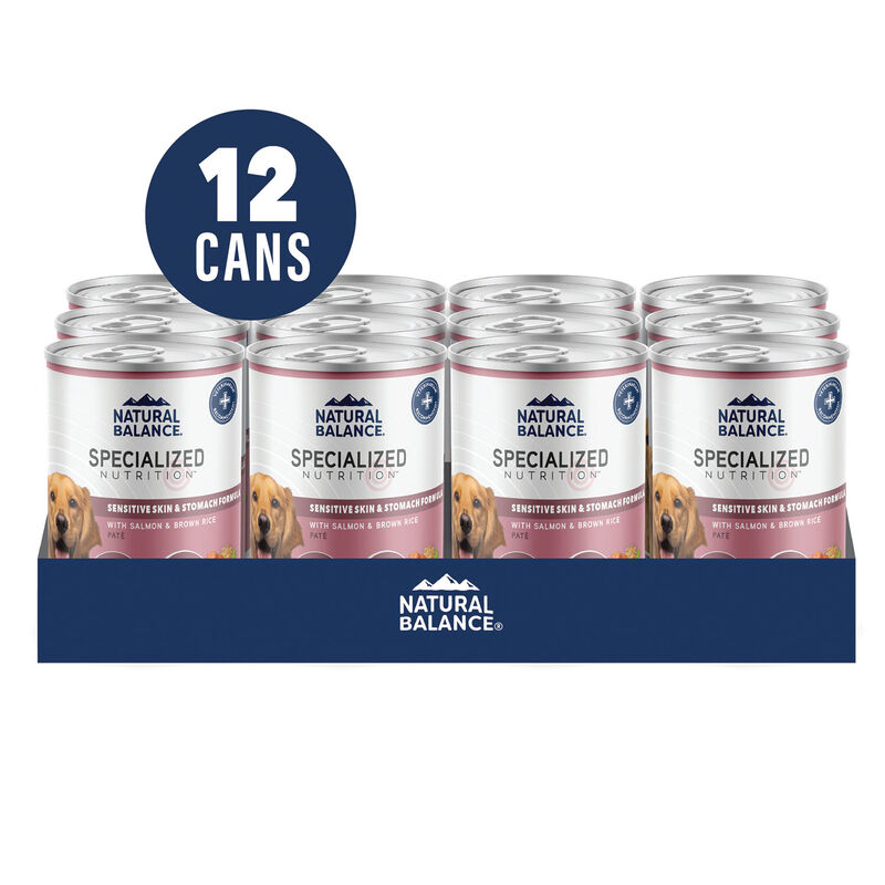 Natural Balance, Specialized Nutrition - Sensitive Skin & Stomach Formula with Salmon & Brown Rice - image number null
