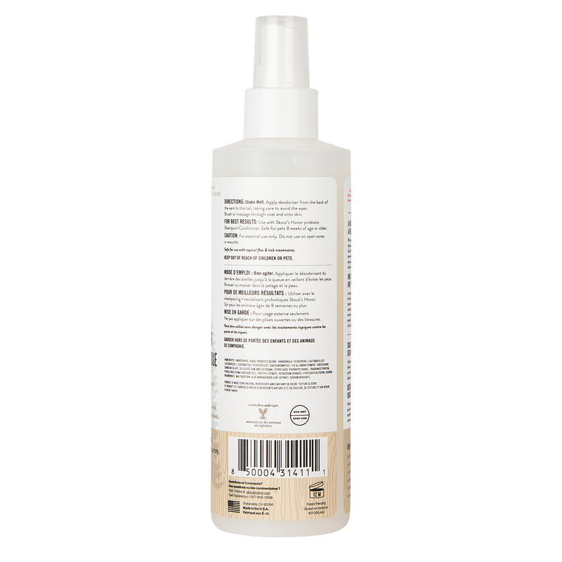 Skouts Honor, ProbioticDailyUseDeodorizer-Dog of the Woods-8oz image number null