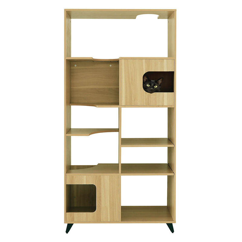 4 Cats & Dogs Home Furnishing Inc., Clifford Shelf - Oak image number null