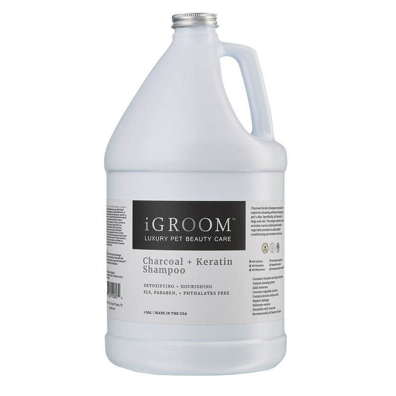 iGroom, Charcoal + Keratin Shampoo image number null