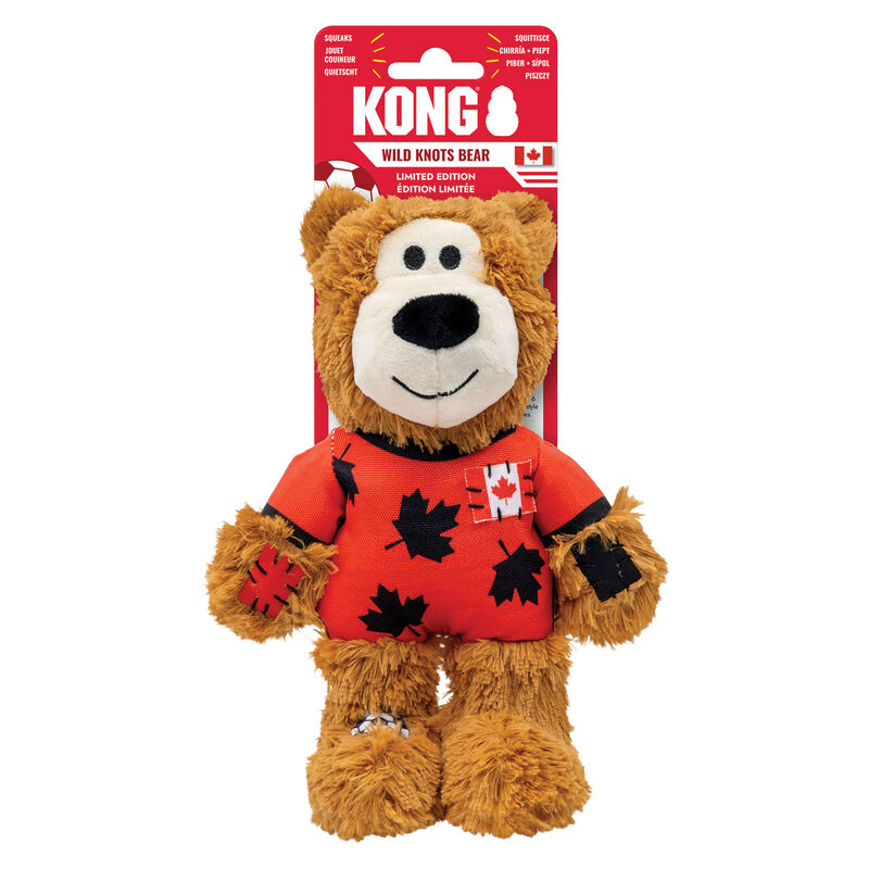 KONG Wild Knots Sport Bear Dog Toy image number null