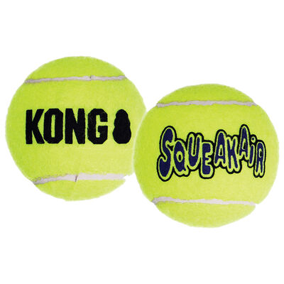 KONG, SqueakAir Tennis Balls - 3 Pk - Toss Dog Toy