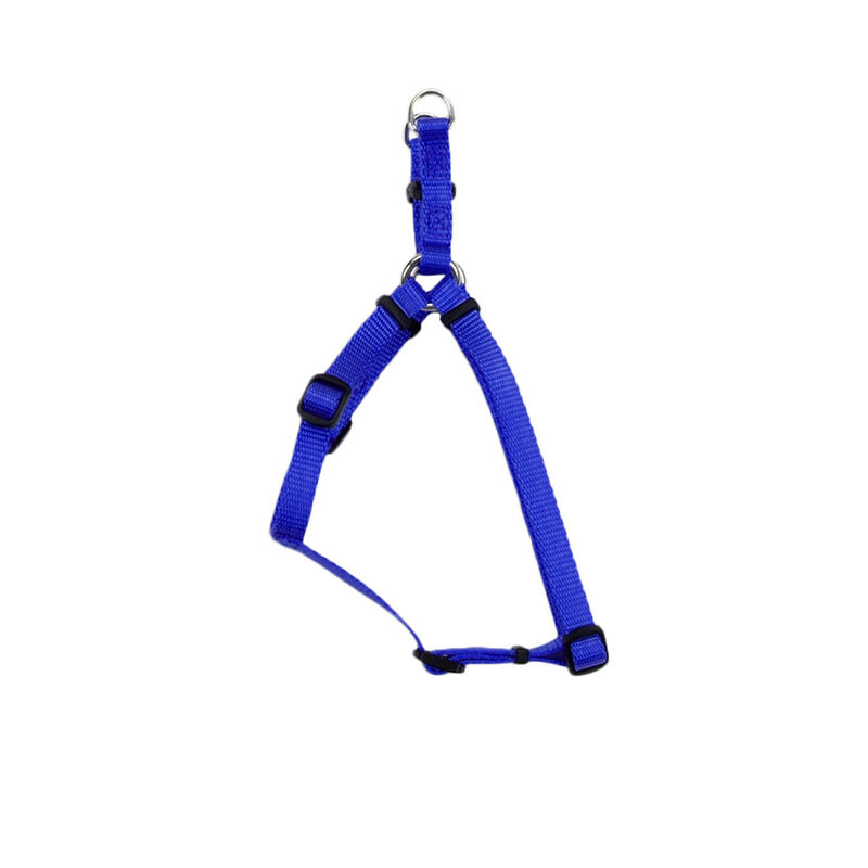 Adjustable Dog Harness, Blue, Medium - 3/4" x 20"-30" image number null