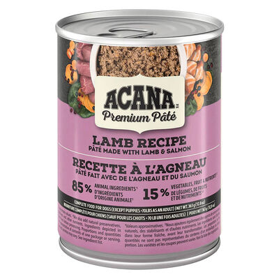 Acana, Can, Adult - Premium Pate Lamb Recipe - Wet Dog Food