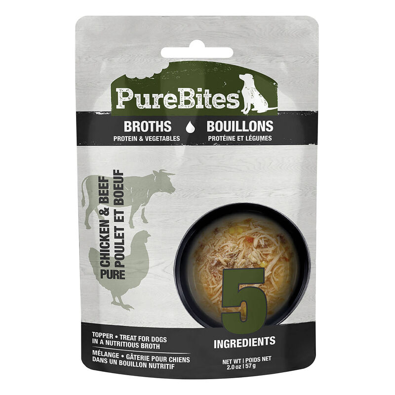 Purebites, Broth Chicken & Beef - Wet Dog Food image number null